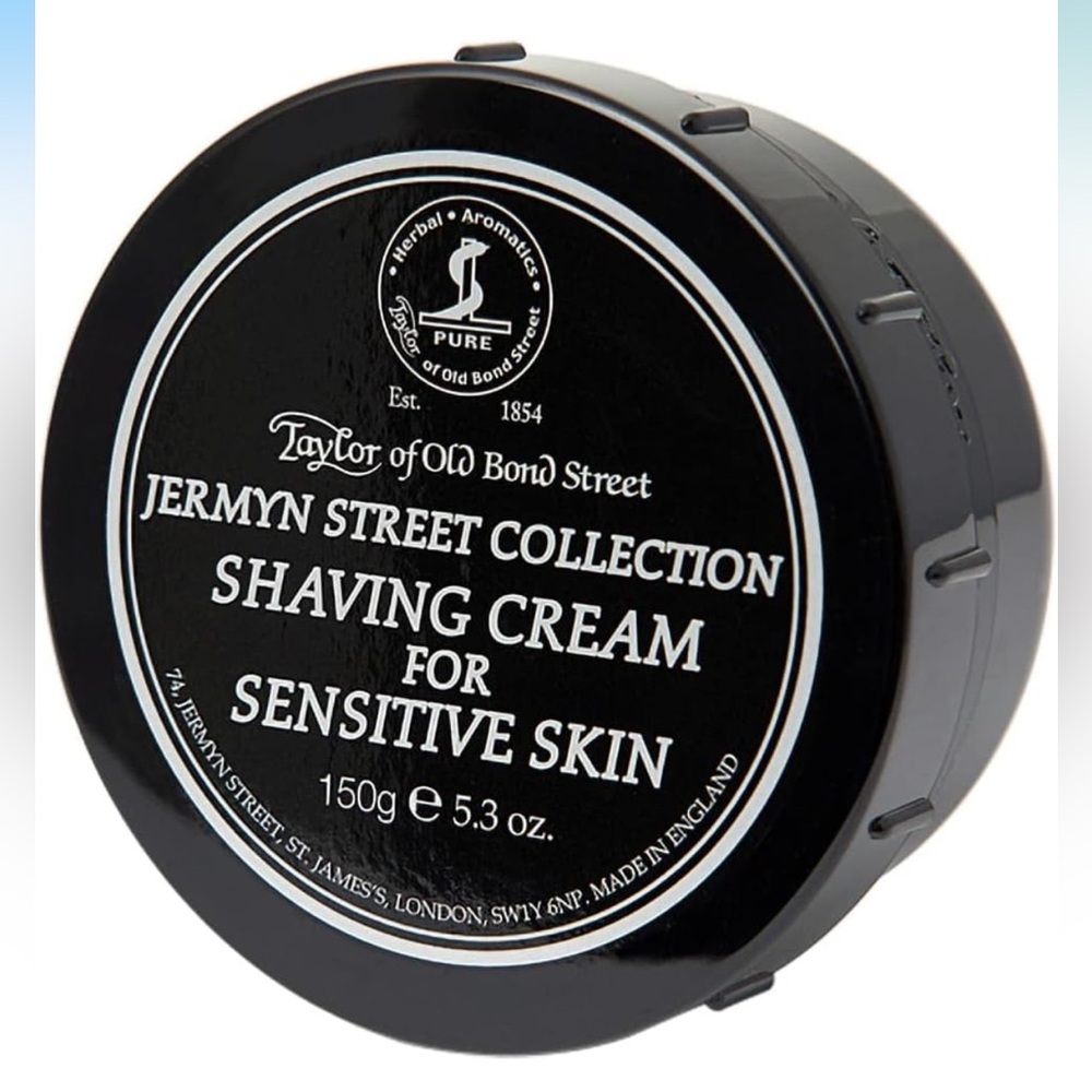 Taylor of Old Bond Street Jermyn Street Luxury Shaving Cream for Sensitive Skin,